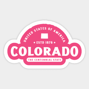 Colorado - Centennial State Crest Sticker